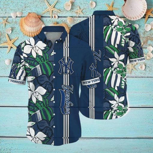 New York Yankees MLB Flower Hawaiian Shirt Unique Gift For Fans