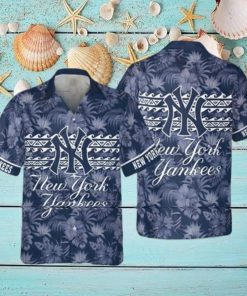 New York Yankees MLB Team Coolest Print Hawaiian Shirt New York Yankees Hawaiian Shirt