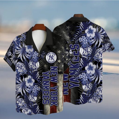 New York Yankees Major League Baseball 3D AOP Hawaiian Shirt