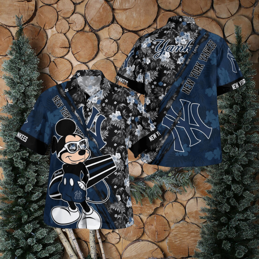 mickey mouse yankees shirt