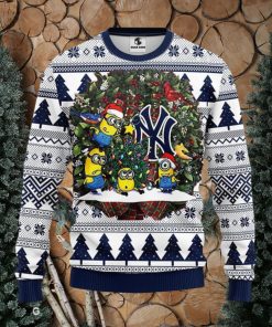 New York Yankees Minion Christmas Ugly Sweater Christmas Gift For Fans Party Hoiliday Gift