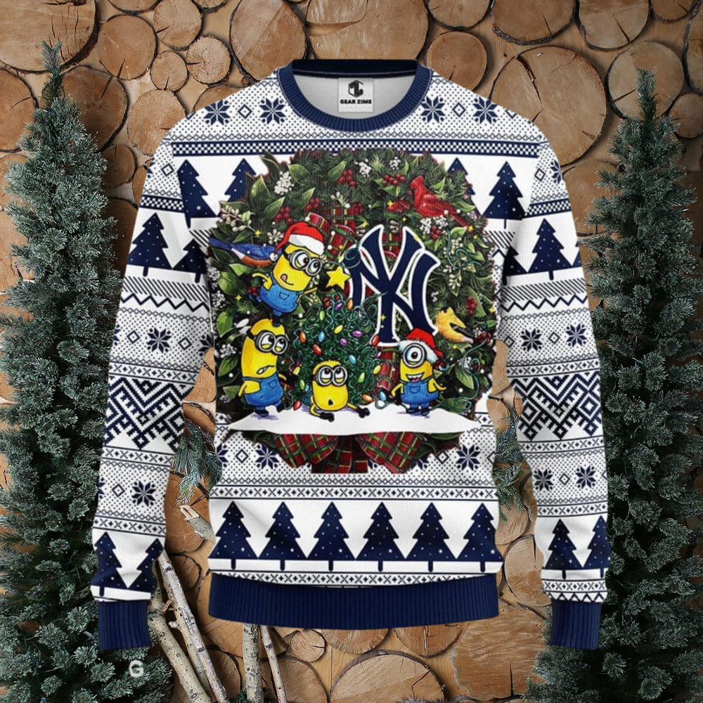 Minions New York Islanders Ugly Christmas Sweater