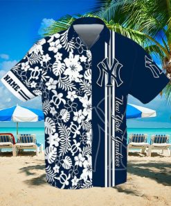 New York Yankees Mlb Baseball Sport Custom Name Hawaiian Graphic Print Short Sleeve Hawaiian Shirt