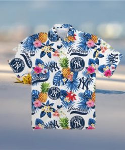 New York Yankees Pineapple Aloha Hawaiian Shirt