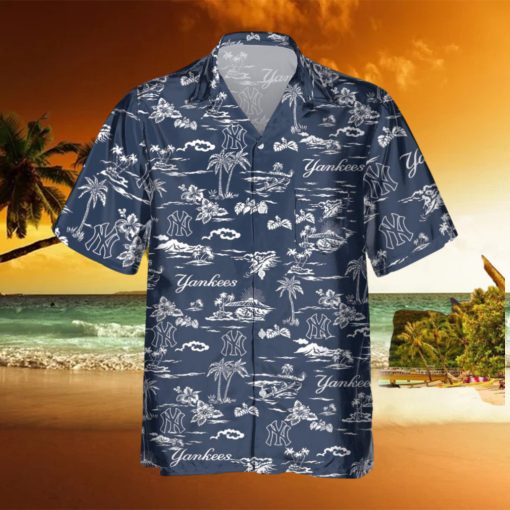 New York Yankees Plus Size 3D Hawaiian Shirt Best For Fans Beach Gift For Men And Women