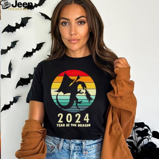 New year 2024 year of the dragon vintage shirt