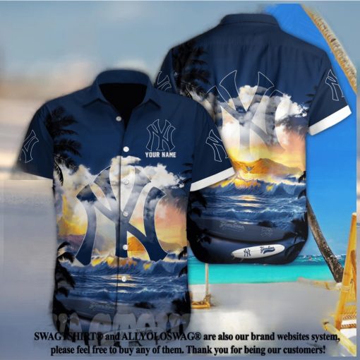 NewYork Yankees MLB Custom Classic All Over Print Hawaiian Shirt