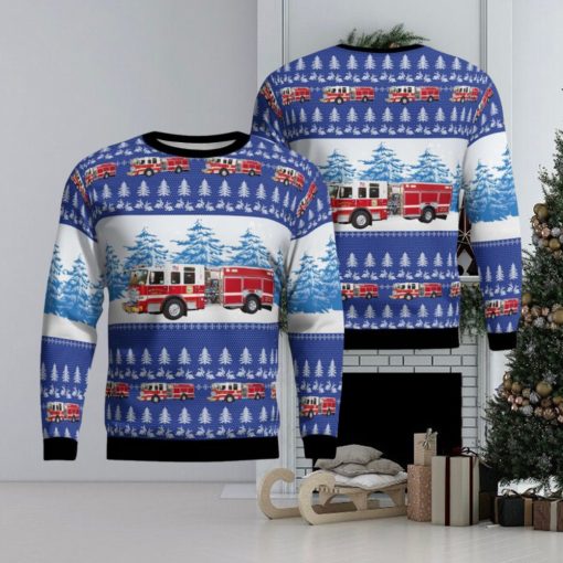 Newark, Delaware, Aetna Hose Hook & Ladder Company AOP Ugly Sweater