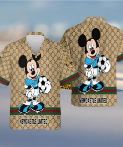 Newcastle United Gucci Mickey Hawaiian Shirt