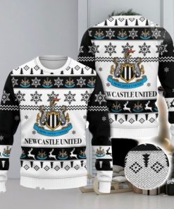 Newcastle United Logo 3D Ugly Christmas Sweater Christmas Gift Men And Women 2023 Sweater