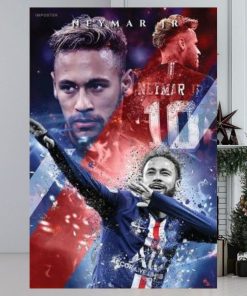 Neymar Jr. Football Poster