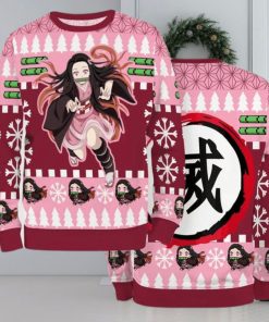 Nezuko Kimetsu No Yaiba Ugly Christmas Sweater Season 2023