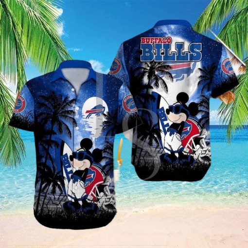 Nfl Buffalo Bills Hawaiian Shirt Disney Mickey Mouse Palm Tree