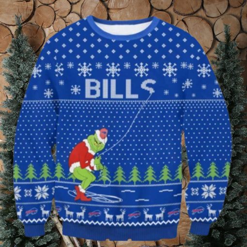 Nfl Buffalo Bills The Grinch Snowflakes Ugly Christmas Sweaters