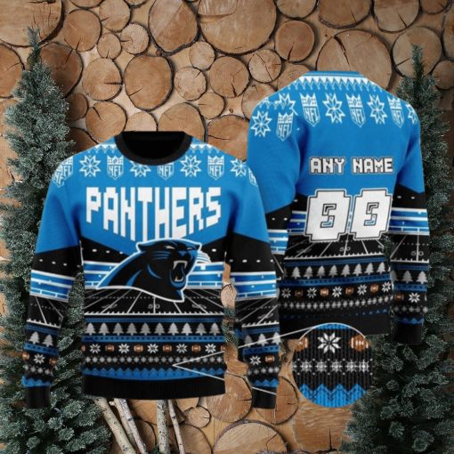 Nfl Carolina Panthers Personalized Ugly Christmas Sweaters