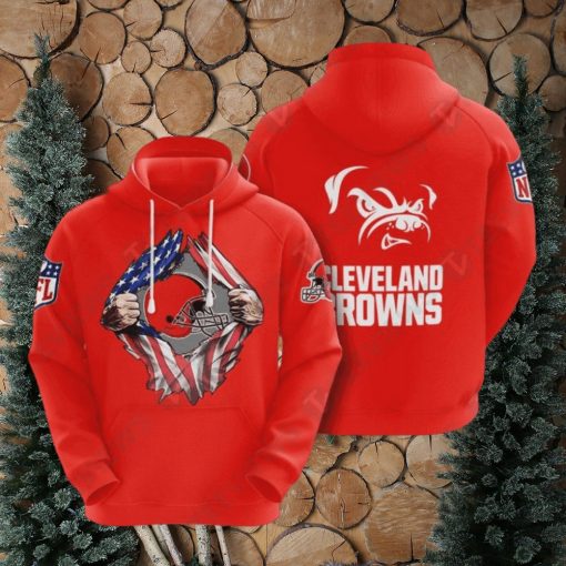 Nfl Cleveland Browns Best 3D Hoodies Print