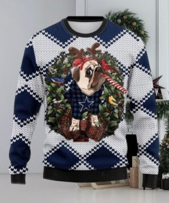 Nfl Dallas Cowboys Pug Dog Christmas Ugly Sweater