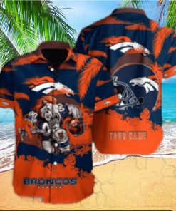 Nfl Denver Broncos Hawaiian Shirt Mascot Customize