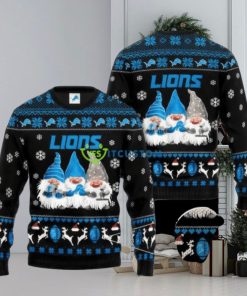 Nfl Detroit Lions Gnome Ugly Christmas Sweaters