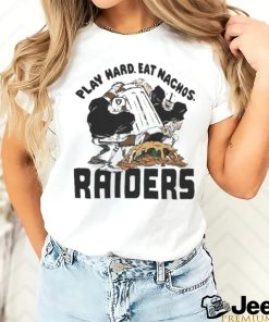 Nfl Flavortown Las Vegas Raiders Football Play Hard Eat Nachos Raiders Shirt