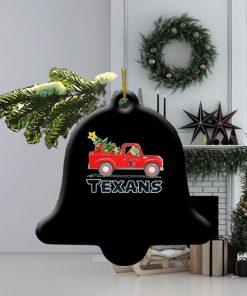 Nfl Houston Texans Santa Grinch Driving Truck Christmas 2023 Ornament