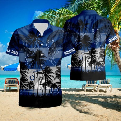 Nfl Indianapolis Colts Tropical Hawaiian Shirt And Shorts Summer Gift For Fans hawaiian shirt