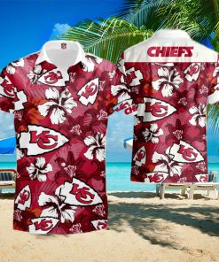 Nfl Kansas City Chiefs Short Sleeve Aloha Hawaiian Shirt