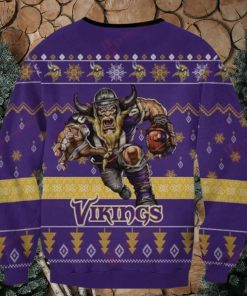 Nfl Minnesota Vikings Funny Mascot Ugly Christmas Sweaters