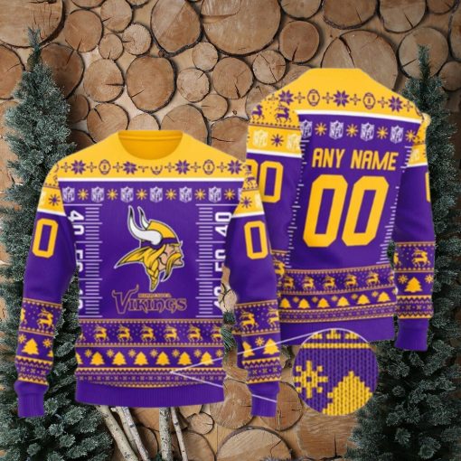 Nfl Minnesota Vikings Personalized Ugly Christmas Sweaters