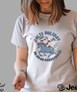 Nfl Santa Claus Indianapolis Colts Holiday Ho Ho Horsepower Christmas 2023 Shirt