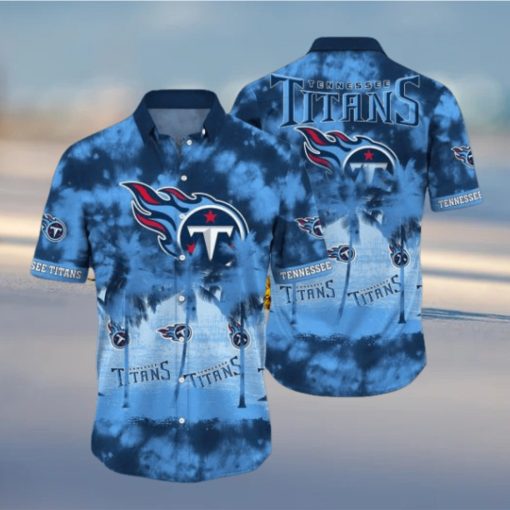 Nfl Tennessee Titans Blue Trendy Hawaiian Shirt Aloha Shirt