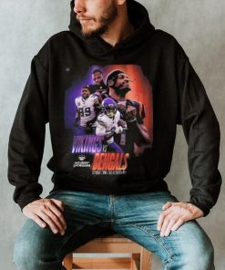 Nfl afc nfc north saturday showdown to kickoff minnesota vikings versus cincinnati bengals poster shirt