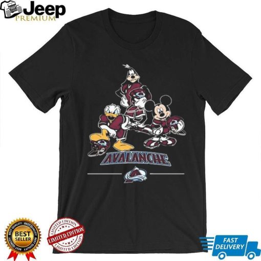 Nhl Colorado Avalanche Mickey Donald Goofy Fan Shirt