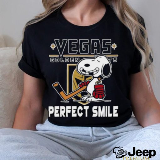 Nhl Vegas Golden Knights Snoopy Perfect Smile The Peanuts Movie Hockey Shirt