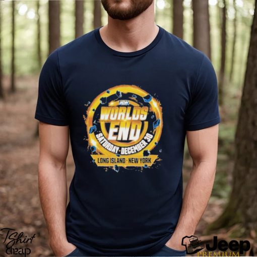 Nice Aew worlds end 2023 event shirt