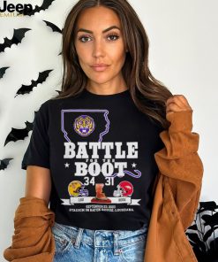 Nice Arkansas Razorback vs LSU Tigers Battle for the boot 2023 final score shirt