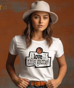 Nice I Love This Game Nba Basketball T shirt