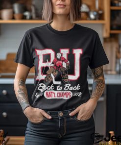 Nice boston university vintage back 2 back champs hockey shirt