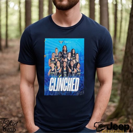 Nice dallas wings clinched wnba playoff 23 shirt