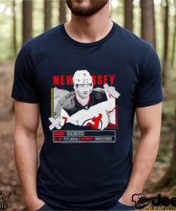 Nice dougie Hamilton New Jersey Devils ice hockey player information paper shirt