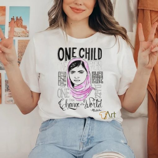 Nice malala one child one teacher one book and one pen can change the world shirt