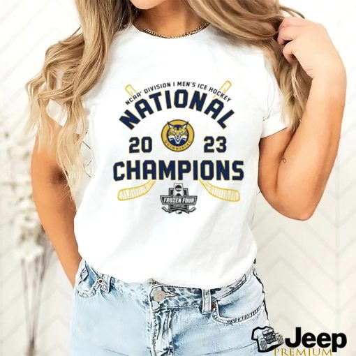 Nice quinnipiac Bobcats Champion 2023 NCAA Men’s Ice Hockey National Champions Locker Room shirt