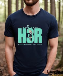 Nice sabrina ionescu h3r shirt