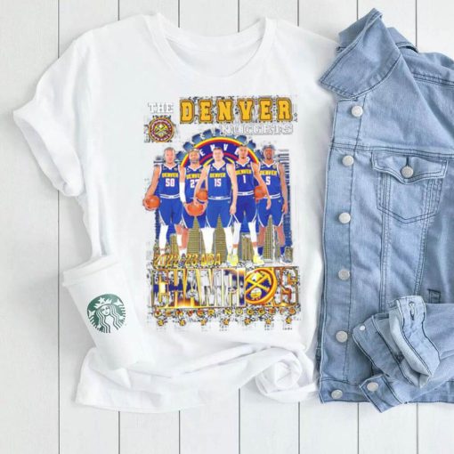 Nice the Denver Nuggets 2023 NBA champions players city shirt