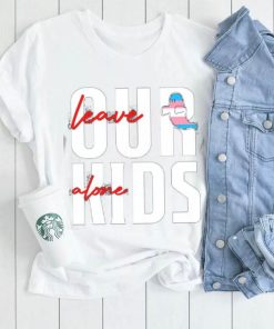 Nice transgender flag leave our kids alone shirt