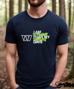 Nice washington commanders I am stronger than my darkest days shirt