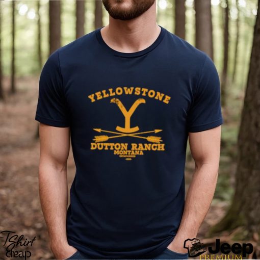 Nice yellowstone dutton ranch montana gold arrow T Shirt