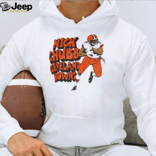 Nick Chubb Cleveland Browns Homage Caricature Player Tri Blend T Shirt