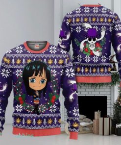 Nico Robin Ugly Christmas Sweater Pull One Piece Anime Noel