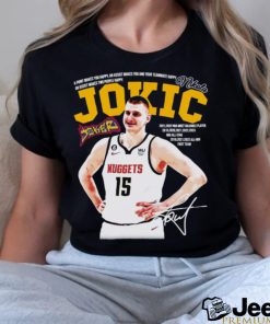 Nicola Jokic Denver Nuggets The Joker Retro signature shirt